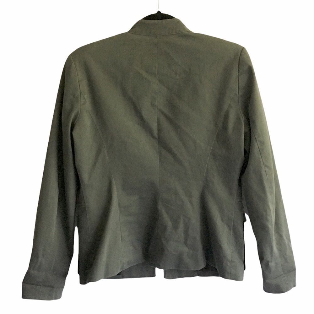 Geoffrey BEENE Vintage Sport Military Jacket Blazer Army Green 8 - Picture 2 of 7
